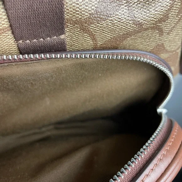 Coach Pace Brown and Tan Women's Backpack - Picture 3 of 10